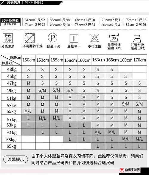 国产尺码与欧洲尺码 2024 的对比探讨