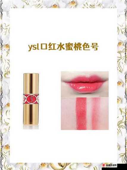 YSL 口红水蜜桃色号 7766-迷人魅力之色